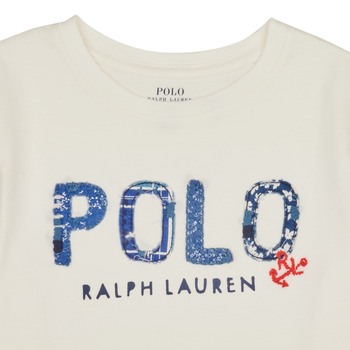 Polo Ralph Lauren SS POLO TEE-KNIT SHIRTS-T-SHIRT Vit