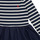 textil Flickor Korta klänningar Polo Ralph Lauren LS CN DR-DRESSES-DAY DRESS Marin / Vit