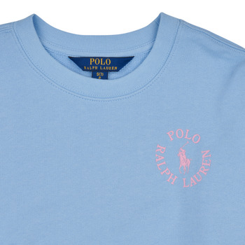 Polo Ralph Lauren BUBBLE PO CN-KNIT SHIRTS-SWEATSHIRT Blå / Himmelsblå / Rosa