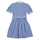 textil Flickor Korta klänningar Polo Ralph Lauren MAGALIE DRS-DRESSES-DAY DRESS Blå / Vit