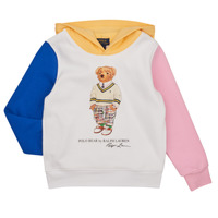 textil Pojkar Sweatshirts Polo Ralph Lauren LSPO HOOD M7-KNIT SHIRTS-SWEATSHIRT Flerfärgad