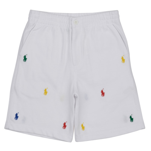 textil Pojkar Shorts / Bermudas Polo Ralph Lauren PREPSTER SHT-SHORTS-ATHLETIC Vit