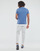 textil Herr T-shirts Polo Ralph Lauren SSCNCMSLM1-SHORT SLEEVE-T-SHIRT Blå / Himmelsblå
