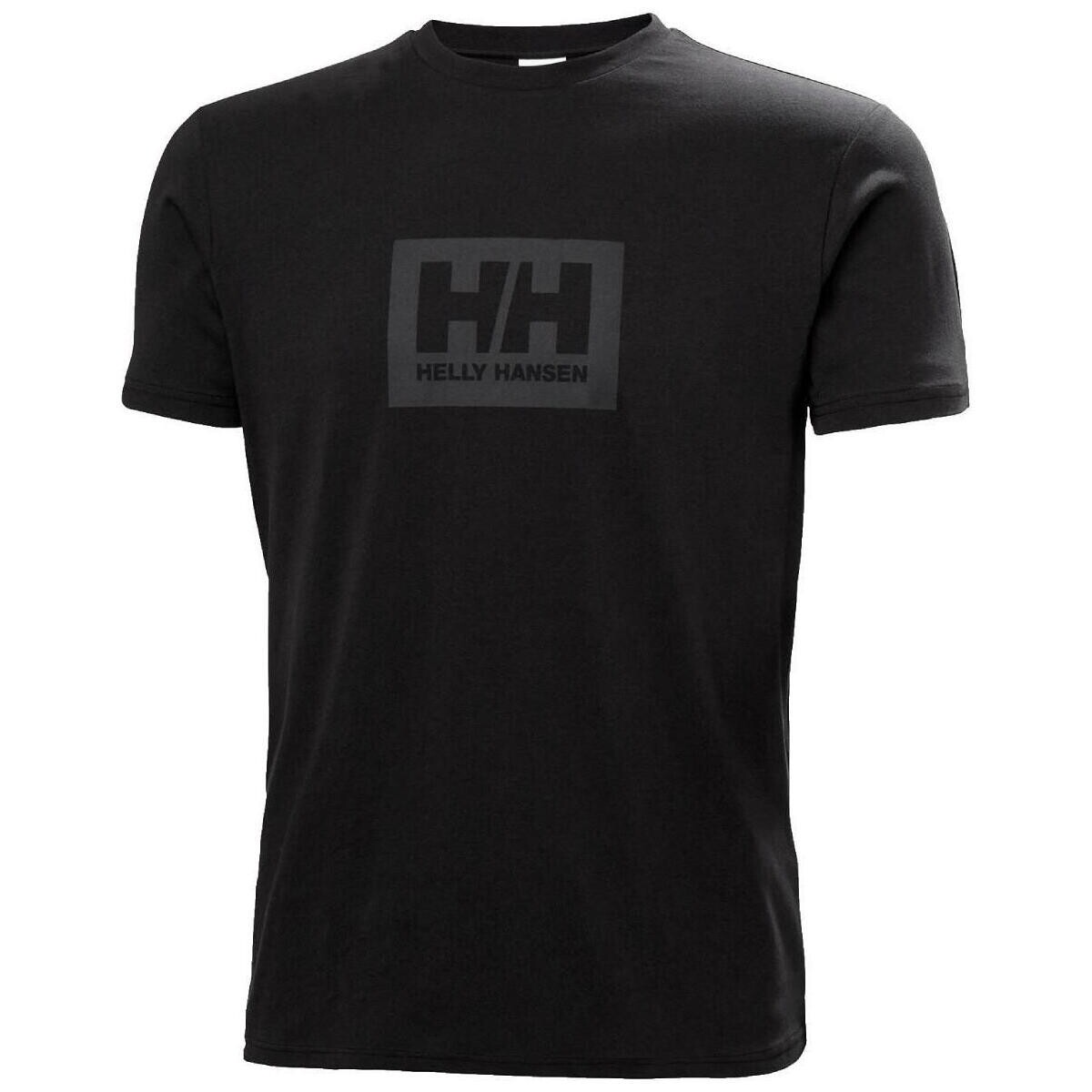 textil Herr T-shirts Helly Hansen  Svart