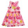 textil Flickor Korta klänningar Desigual VEST_INGRID Rosa / Gul