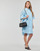 textil Dam Korta klänningar Karl Lagerfeld BRODERIE ANGLAISE SHIRTDRESS Blå / Himmelsblå