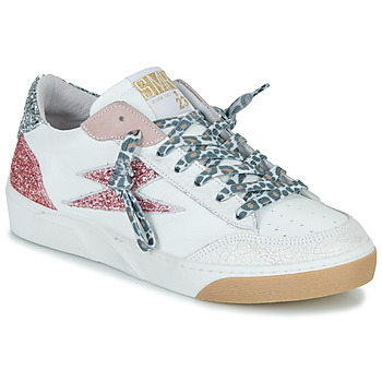 Skor Dam Sneakers Semerdjian TALINE-9337 Vit / Silver / Rosa