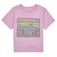 textil Barn T-shirts Patagonia Baby Regenerative Organic Certified Cotton Fitz Roy Skies T- Lila
