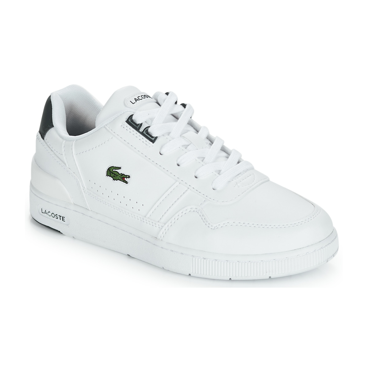 Skor Barn Sneakers Lacoste T-CLIP Vit / Grön