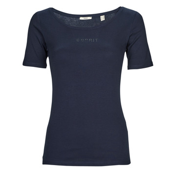 textil Dam T-shirts Esprit tshirt sl Marin