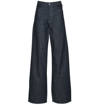 textil Dam Jeans flare G-Star Raw stray ultra high straight Blå
