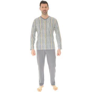 textil Herr Pyjamas/nattlinne Christian Cane SILVIO Grå