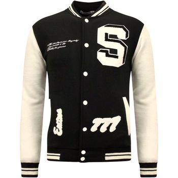 textil Herr Jackor & Kavajer Enos Baseball Jacket Vintage Svart