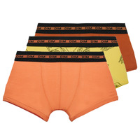 Underkläder Pojkar Boxershorts DIM MODE COTON STRETCH PACK X3 Orange / Gul