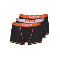 Underkläder Herr Boxershorts DIM MIX & COLORS BOXER PACK X3 Svart / Orange