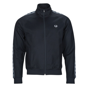 textil Herr Sweatjackets Fred Perry CONTRAST TAPE TRACK JACKET Marin