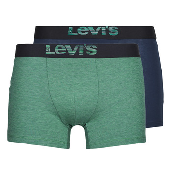 Underkläder Herr Boxershorts Levi's OPTICAL ILLUSION PACK X2 Grön