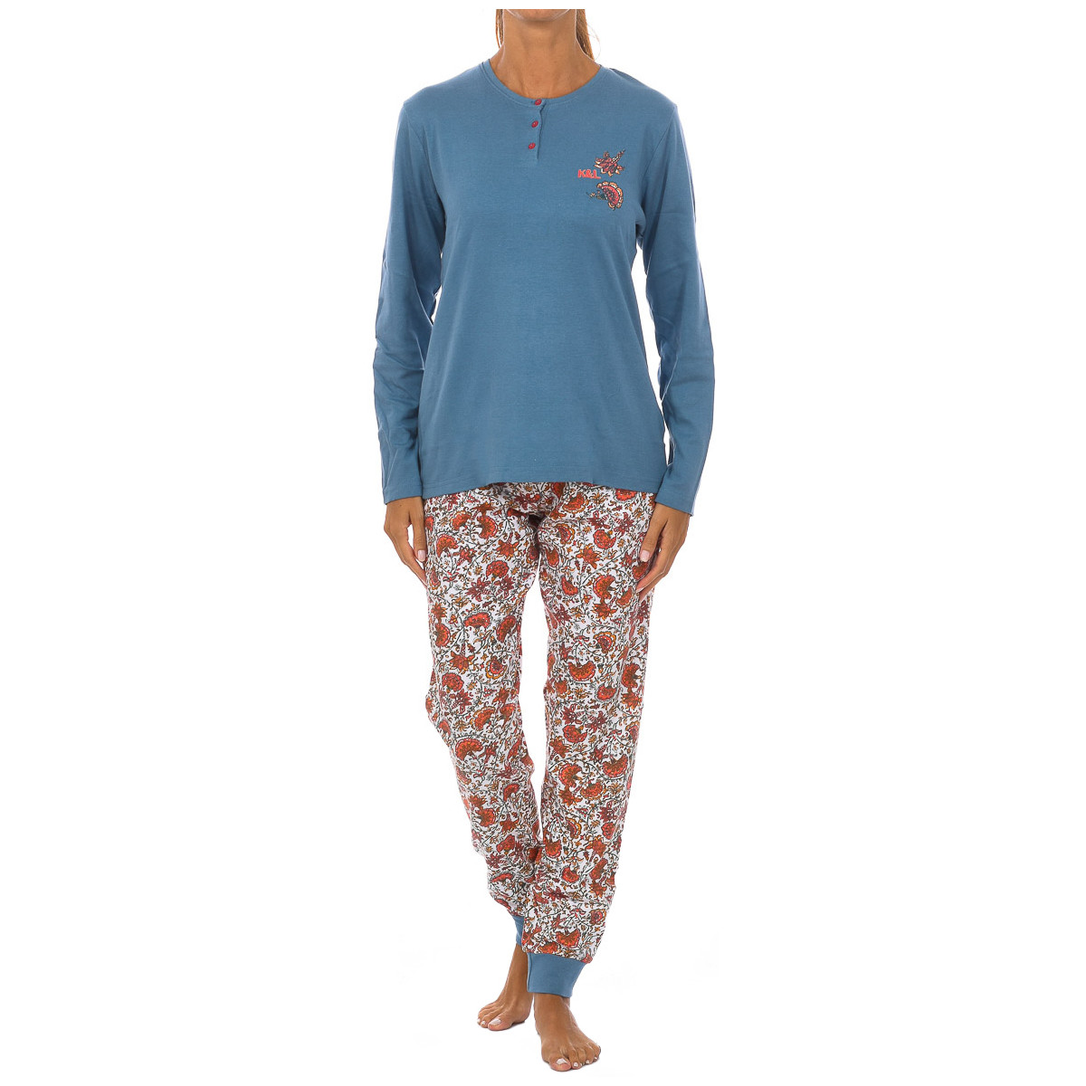 textil Dam Pyjamas/nattlinne Kisses&Love KL45186 Flerfärgad