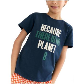 textil Pojkar T-shirts Ecoalf  Blå