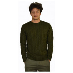 textil Herr T-shirts & Pikétröjor Landek Maglione trecce Grön