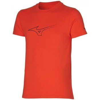 textil Herr T-shirts Mizuno Athletic RB Tee Röd