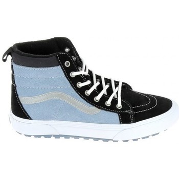 Skor Dam Sneakers Vans SK8 Hi Reflective Bleu Noir Blå