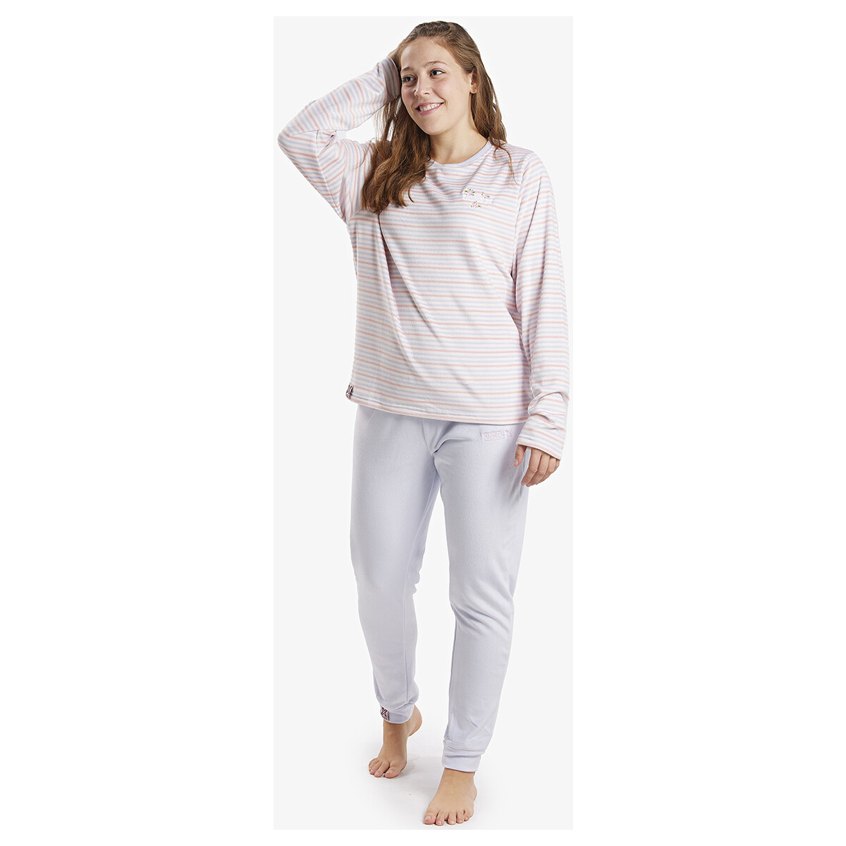 textil Dam Pyjamas/nattlinne Munich CP0202 Grå