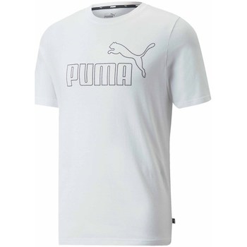 textil Herr T-shirts Puma Essentials Elevated Vit