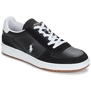 Skor Sneakers Polo Ralph Lauren POLO CRT PP-SNEAKERS-ATHLETIC SHOE Svart / Vit
