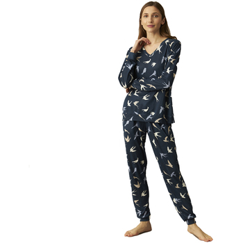 textil Dam Pyjamas/nattlinne J And J Brothers JJBCP0900 Flerfärgad