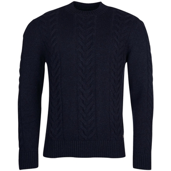 textil Herr Tröjor Barbour Essential Pullover Cable Knit - Navy Blå