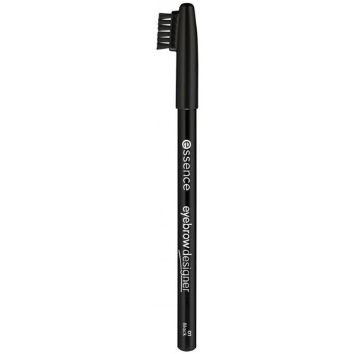 skonhet Dam Make Up - Ögonbryn Essence Eyebrow Designer Eyebrow Brush Pencil - 01 Black Svart