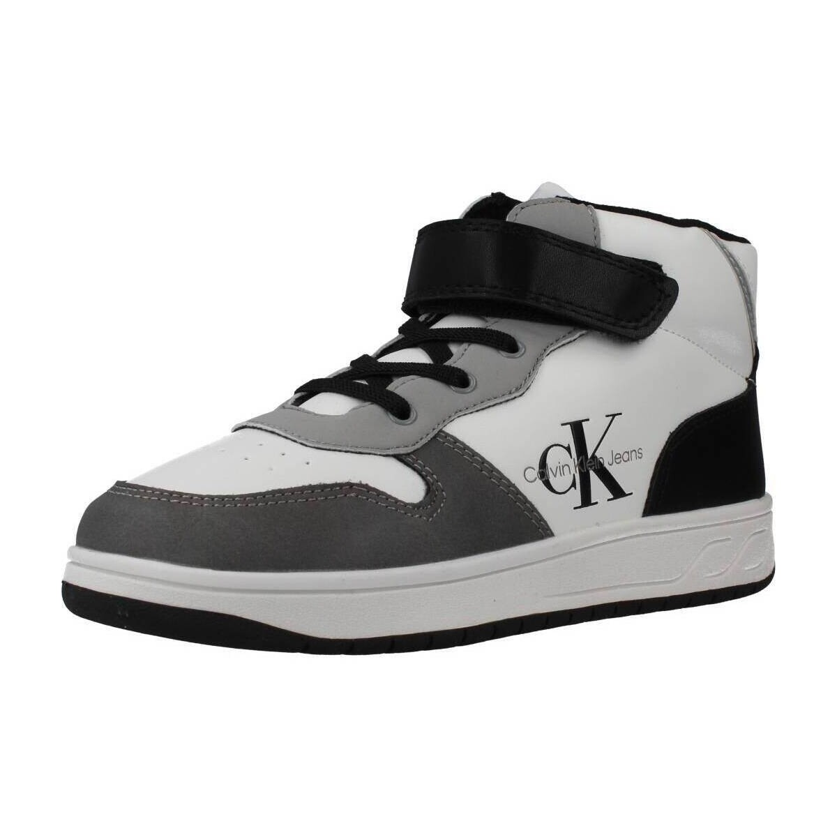 Skor Pojkar Sneakers Calvin Klein Jeans V1X980331 Vit