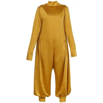 textil Dam Uniform Buzina Jumpsuit SP18 - Mustard Gul