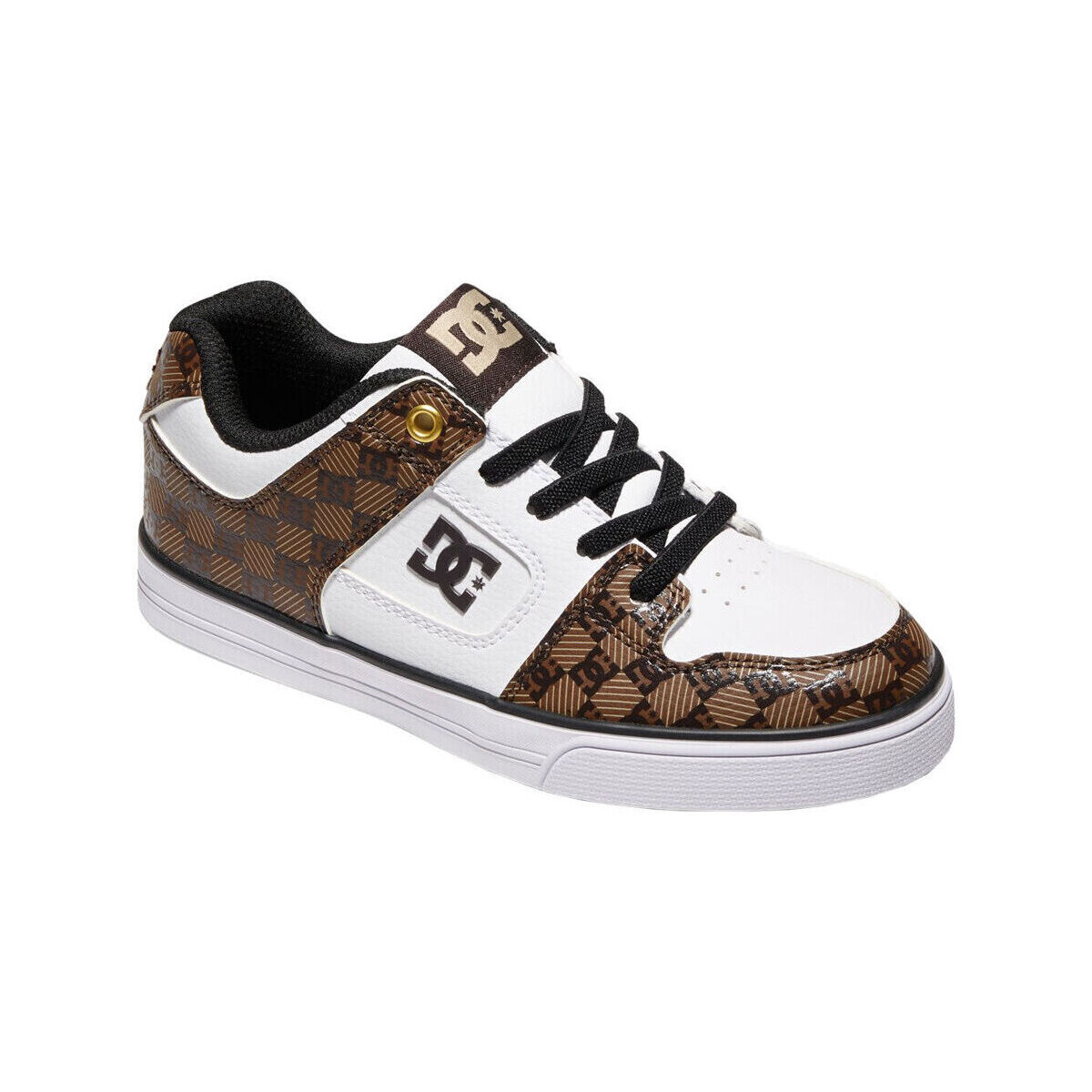 Skor Barn Sneakers DC Shoes Pure elastic se sn ADBS300301 BLACK/WHITE/BROWN (XKWC) Svart