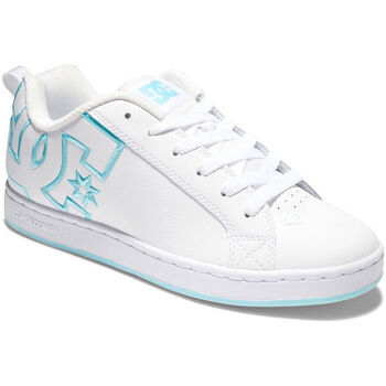 Skor Dam Sneakers DC Shoes Court graffik 300678 WHITE/WHITE/BLUE (XWWB) Vit
