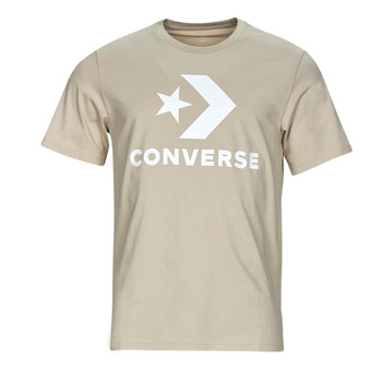 textil Herr T-shirts Converse GO-TO STAR CHEVRON LOGO Beige