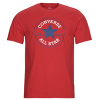 textil Herr T-shirts Converse GO-TO ALL STAR PATCH LOGO Röd
