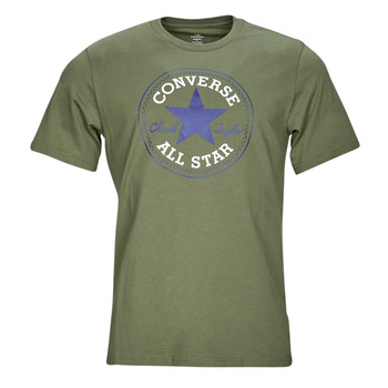 textil Herr T-shirts Converse GO-TO ALL STAR PATCH LOGO Kaki