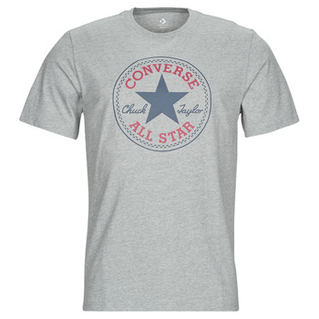 textil Herr T-shirts Converse GO-TO ALL STAR PATCH LOGO Grå