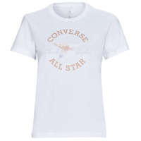 textil Dam T-shirts Converse FLORAL CHUCK TAYLOR ALL STAR PATCH Vit