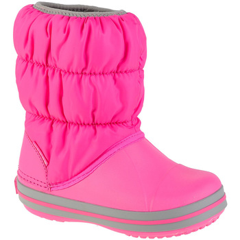 Skor Flickor Vinterstövlar Crocs Winter Puff Boot Kids Rosa