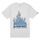 textil Pojkar T-shirts Vans REFLECTIVE CHECKERBOARD FLAME SS Vit