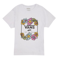 textil Flickor T-shirts Vans ELEVATED FLORAL CREW Vit