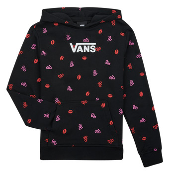 textil Flickor Sweatshirts Vans LOVE VANS HOODIE Svart