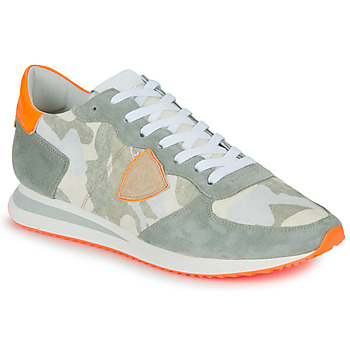 Skor Herr Sneakers Philippe Model TRPX LOW MAN Kamouflage / Kaki / Orange