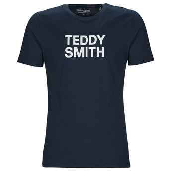 textil Herr T-shirts Teddy Smith TICLASS BASIC MC Marin