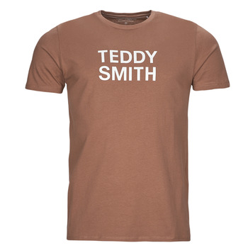 textil Herr T-shirts Teddy Smith TICLASS BASIC MC Brun