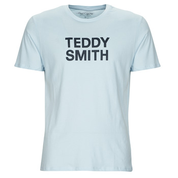 textil Herr T-shirts Teddy Smith TICLASS BASIC MC Blå / Ljus