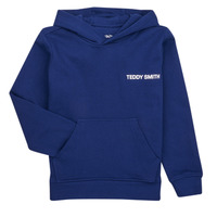 textil Pojkar Sweatshirts Teddy Smith S-REQUIRED HOOD Blå